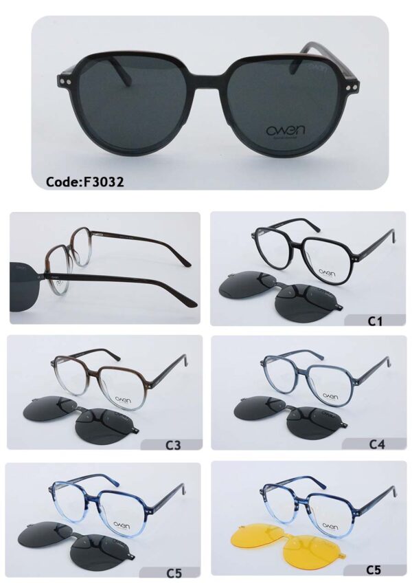 Acetate coated glasses F3032